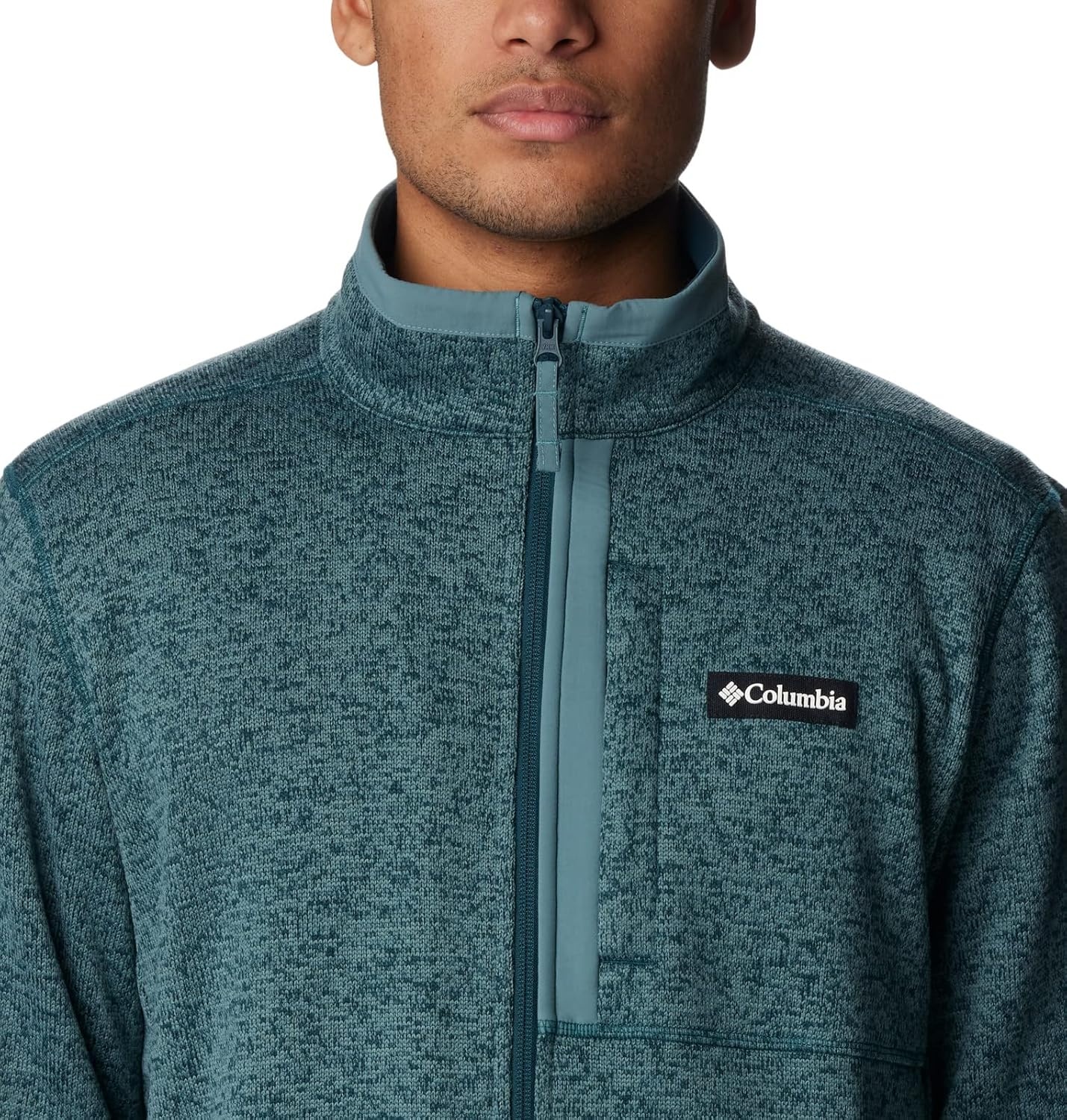 image:imageColumbia Herren Sweater Weather Full Zip Fleecejacke mit durchgehendem ReiverschlussNight Wave Heather