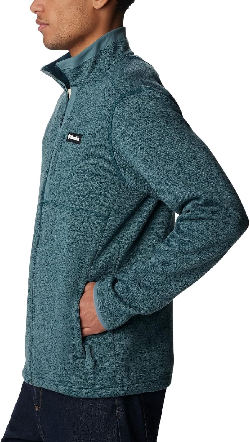 image:imageColumbia Herren Sweater Weather Full Zip Fleecejacke mit durchgehendem ReiverschlussNight Wave Heather