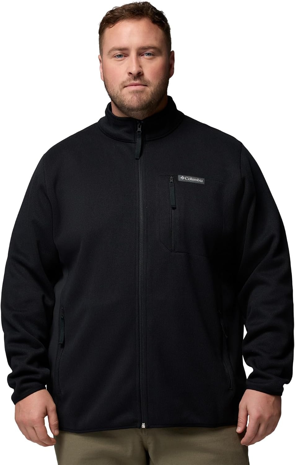 image:imageColumbia Herren Sweater Weather Full Zip Fleecejacke mit durchgehendem ReiverschlussSchwarz