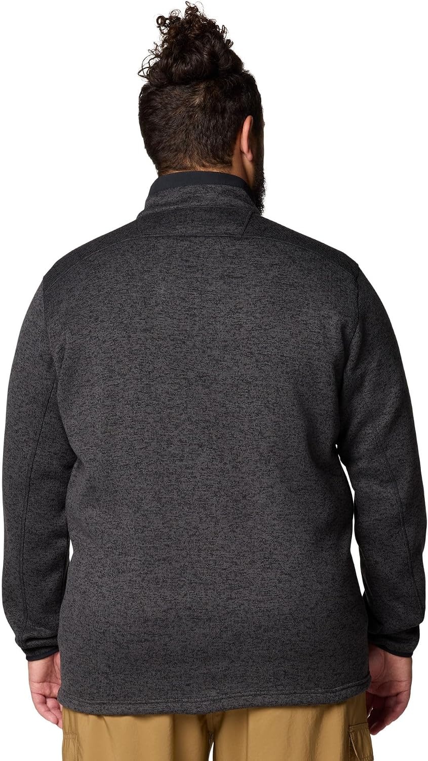 image:imageColumbia Herren Sweater Weather Full Zip Fleecejacke mit durchgehendem ReiverschlussSchwarz Meliert