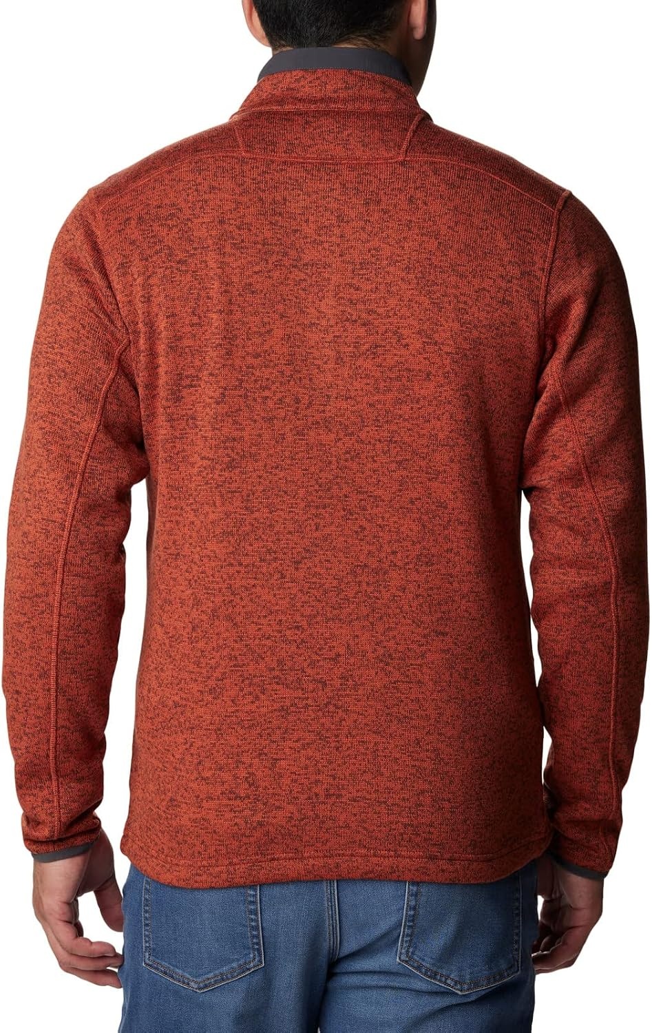 image:imageColumbia Herren Sweater Weather Full Zip Fleecejacke mit durchgehendem ReiverschlussWarp Red Heather