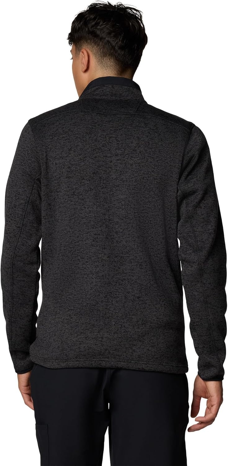 image:imageColumbia Herren Sweater Weather Full Zip Fleecejacke mit durchgehendem Reiverschlussblack heather