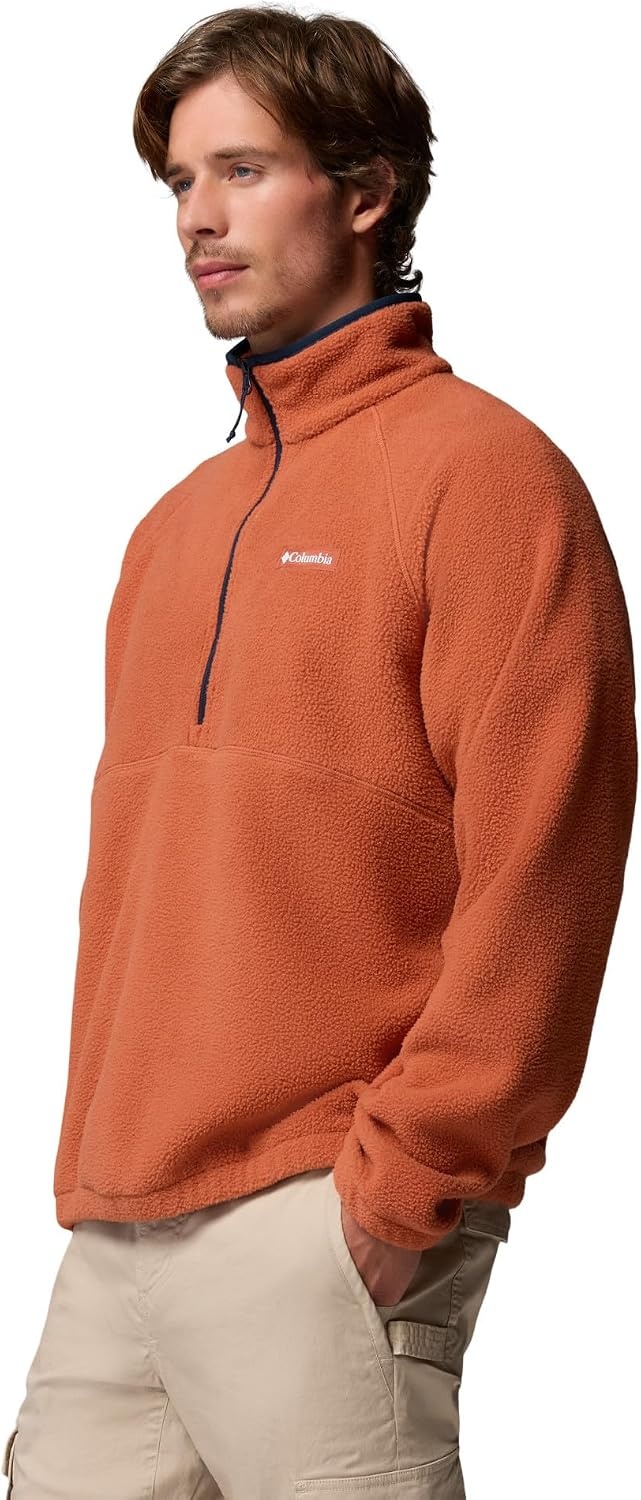 image:imageColumbia Herren Timber Crest Mtr Fleece Half Zip Fleece Pull OverTeakbraun