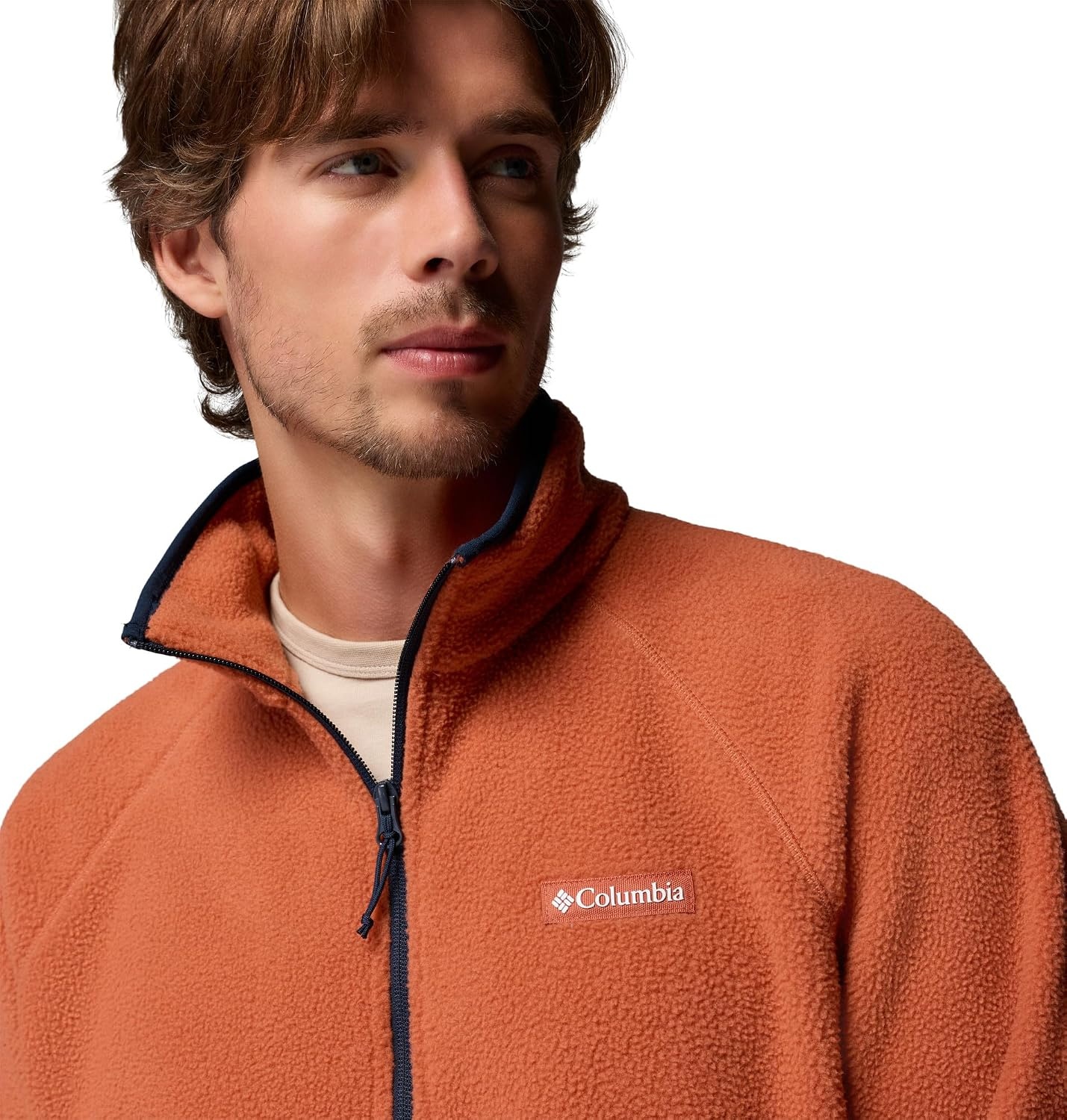 image:imageColumbia Herren Timber Crest Mtr Fleece Half Zip Fleece Pull OverTeakbraun