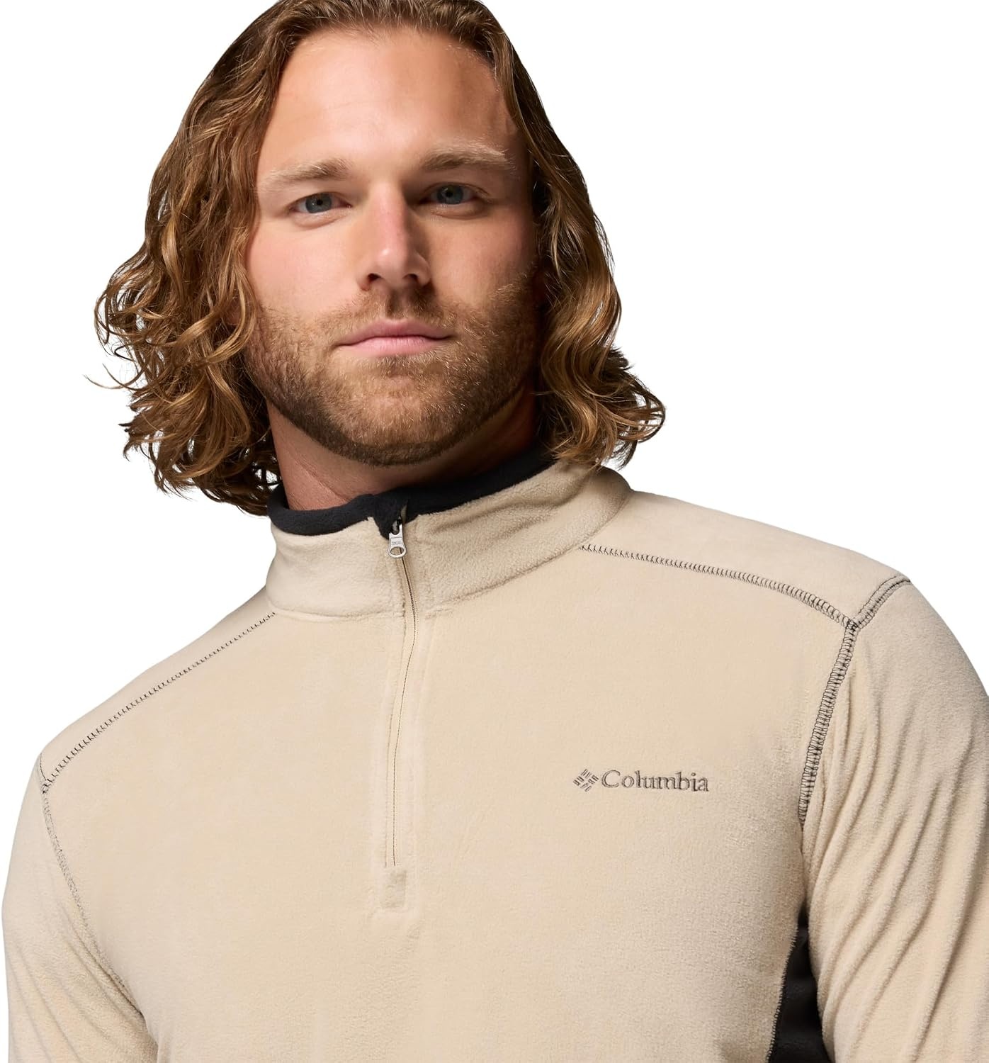 image:imageColumbia Klamath Range II Half Zip Fleece Pullover fr HerrenAntike FossiliSchwarz