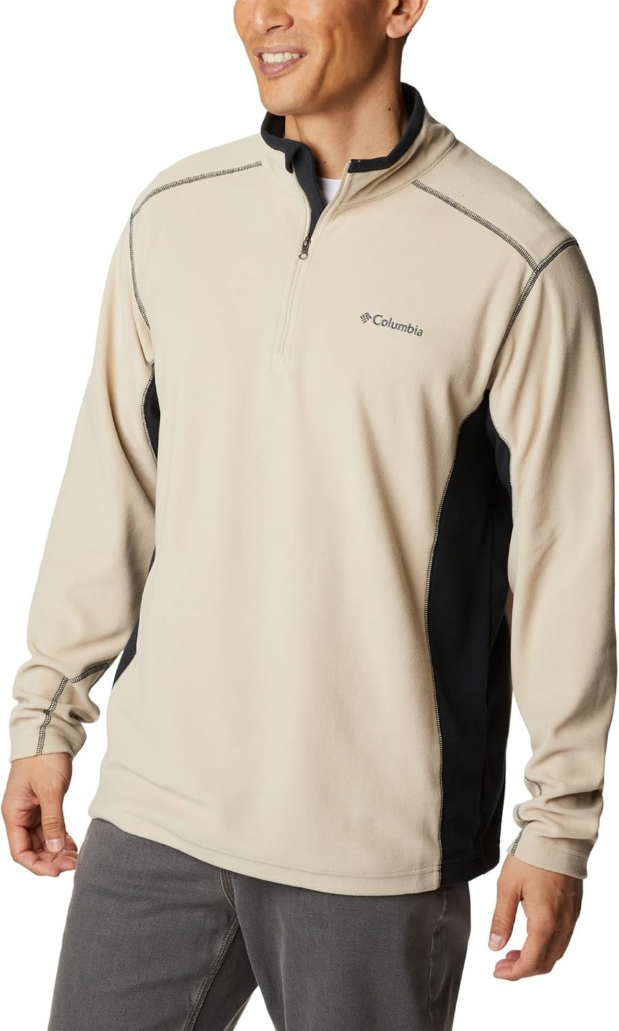 image:imageColumbia Klamath Range II Half Zip Fleece Pullover fr HerrenAntike FossiliSchwarz