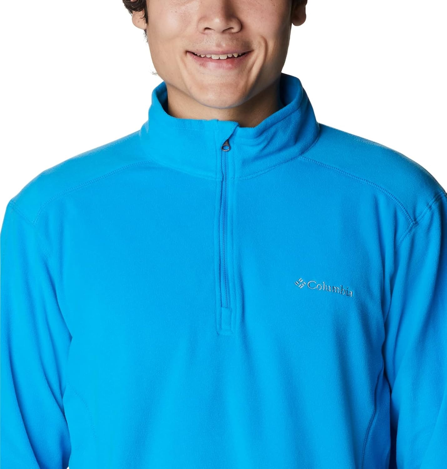 image:imageColumbia Klamath Range II Half Zip Fleece Pullover fr HerrenBlau Compass Blue