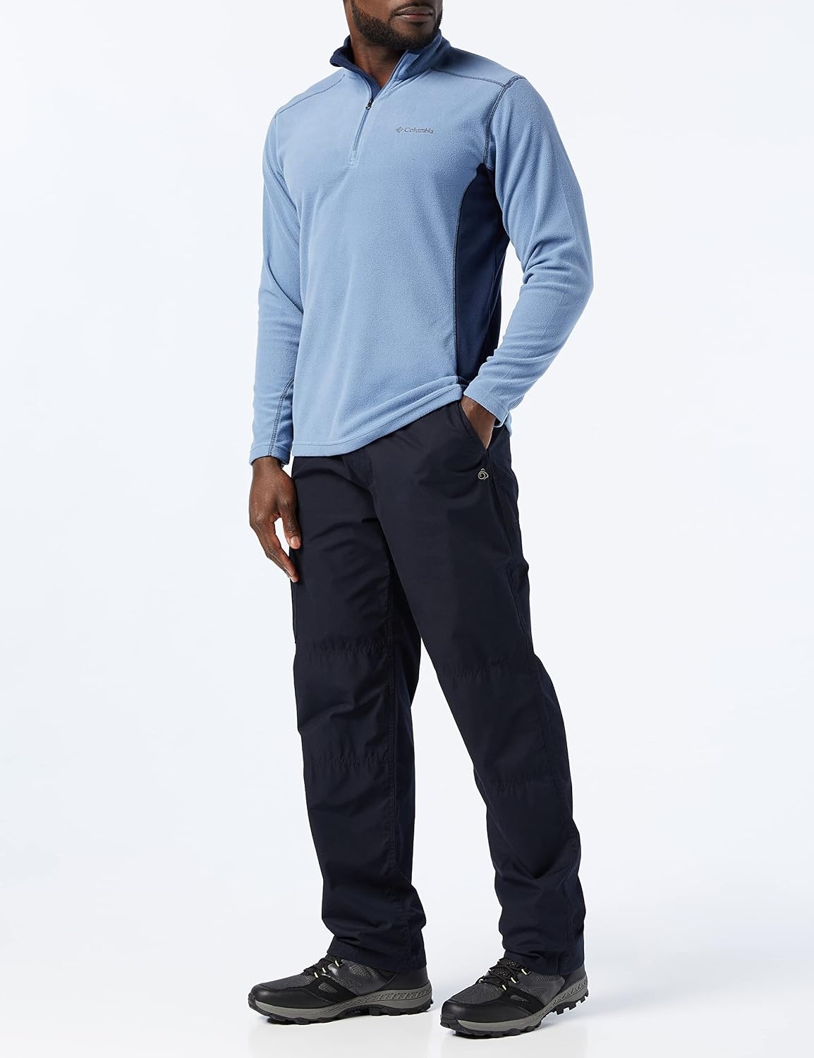 image:imageColumbia Klamath Range II Half Zip Fleece Pullover fr HerrenBluestone Collegiate Navy