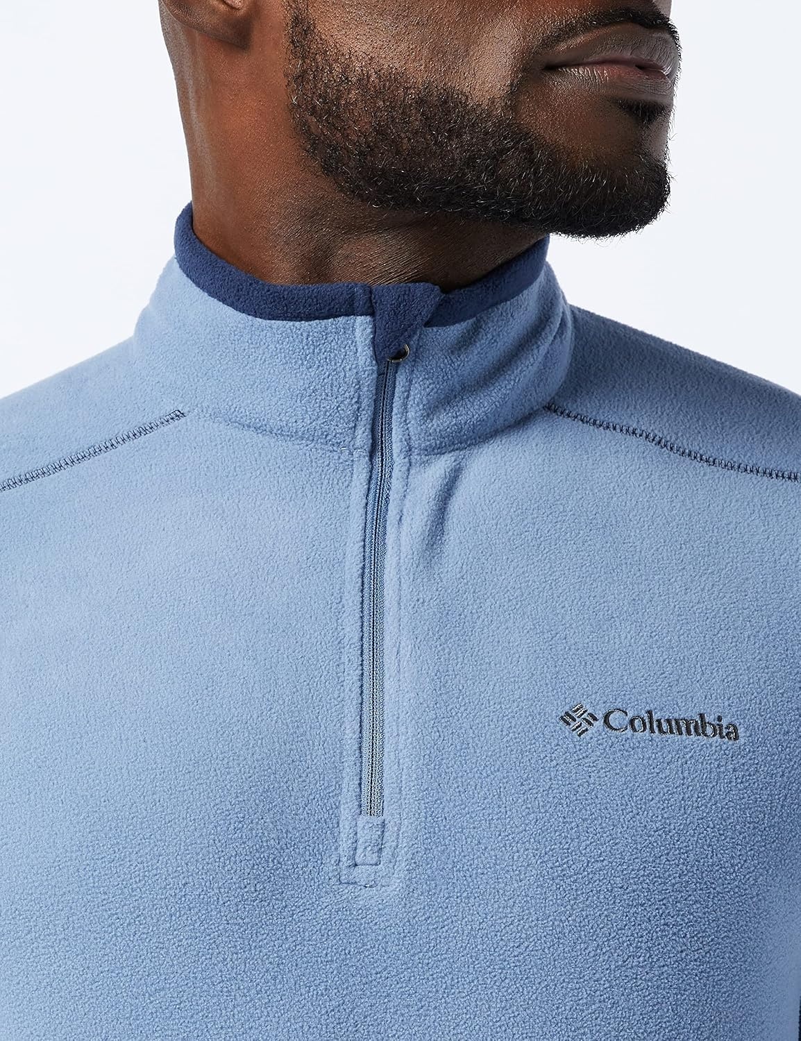 image:imageColumbia Klamath Range II Half Zip Fleece Pullover fr HerrenBluestone Collegiate Navy