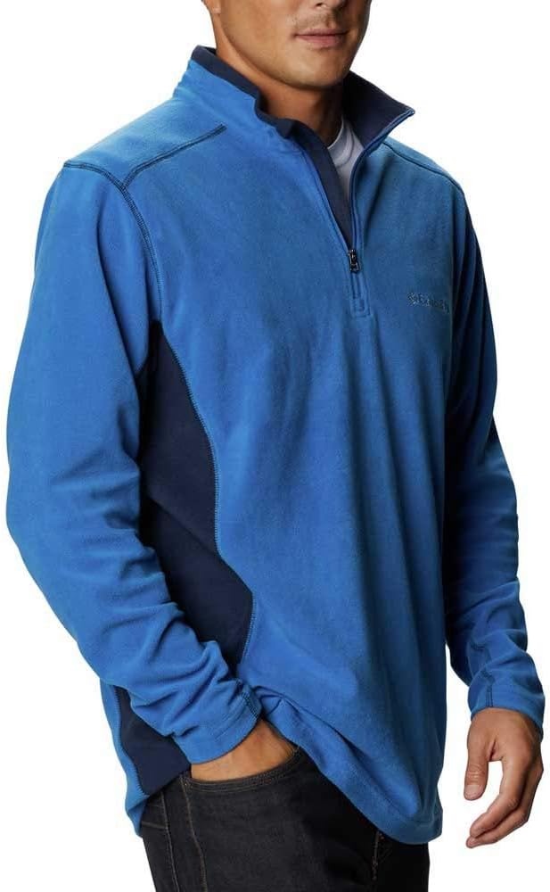 image:imageColumbia Klamath Range II Half Zip Fleece Pullover fr HerrenBright Indigo Collegiate Navy