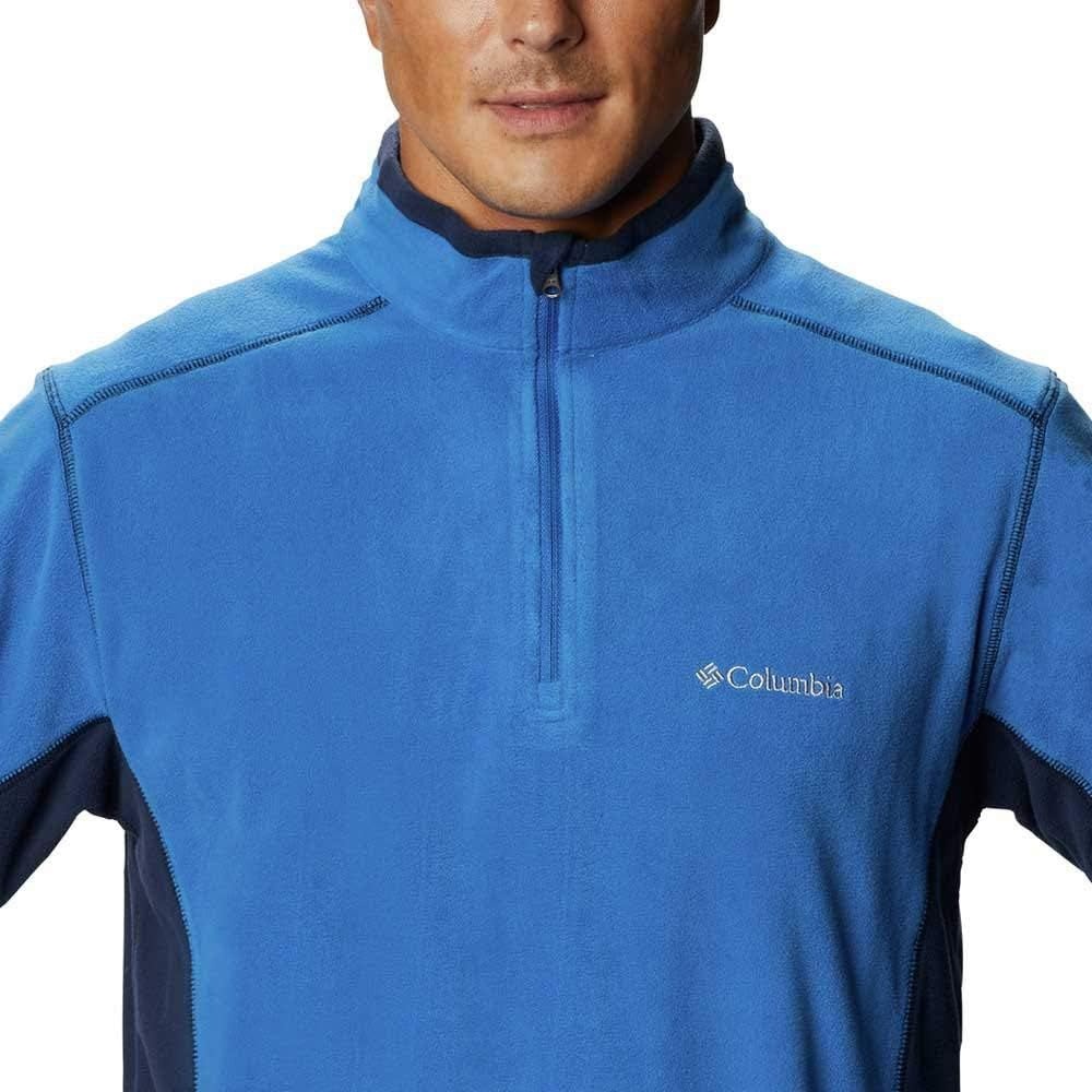 image:imageColumbia Klamath Range II Half Zip Fleece Pullover fr HerrenBright Indigo Collegiate Navy