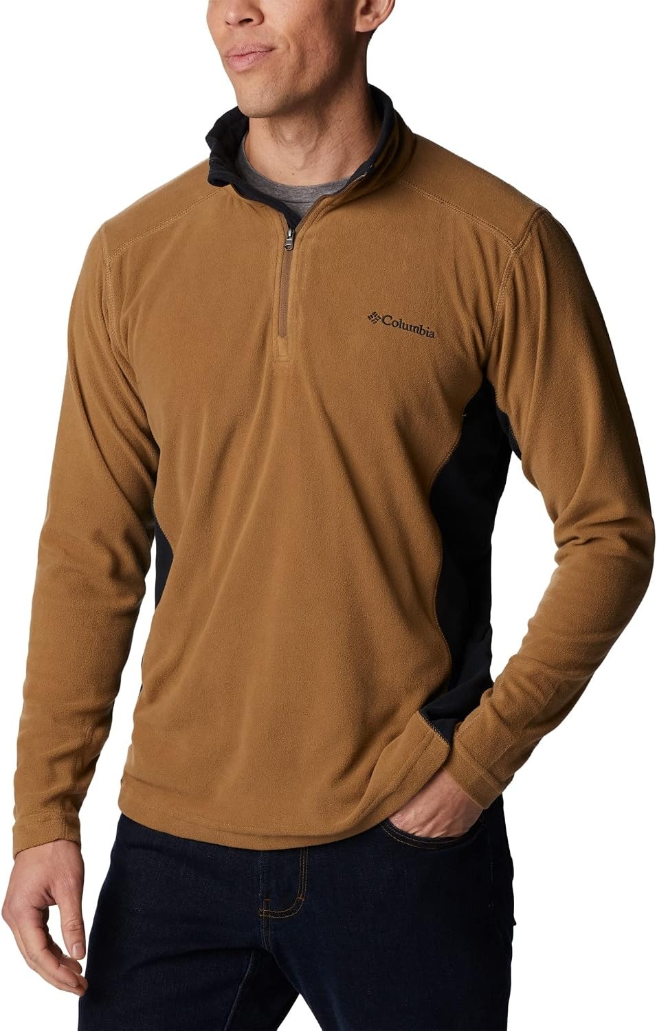 image:imageColumbia Klamath Range II Half Zip Fleece Pullover fr HerrenBrown