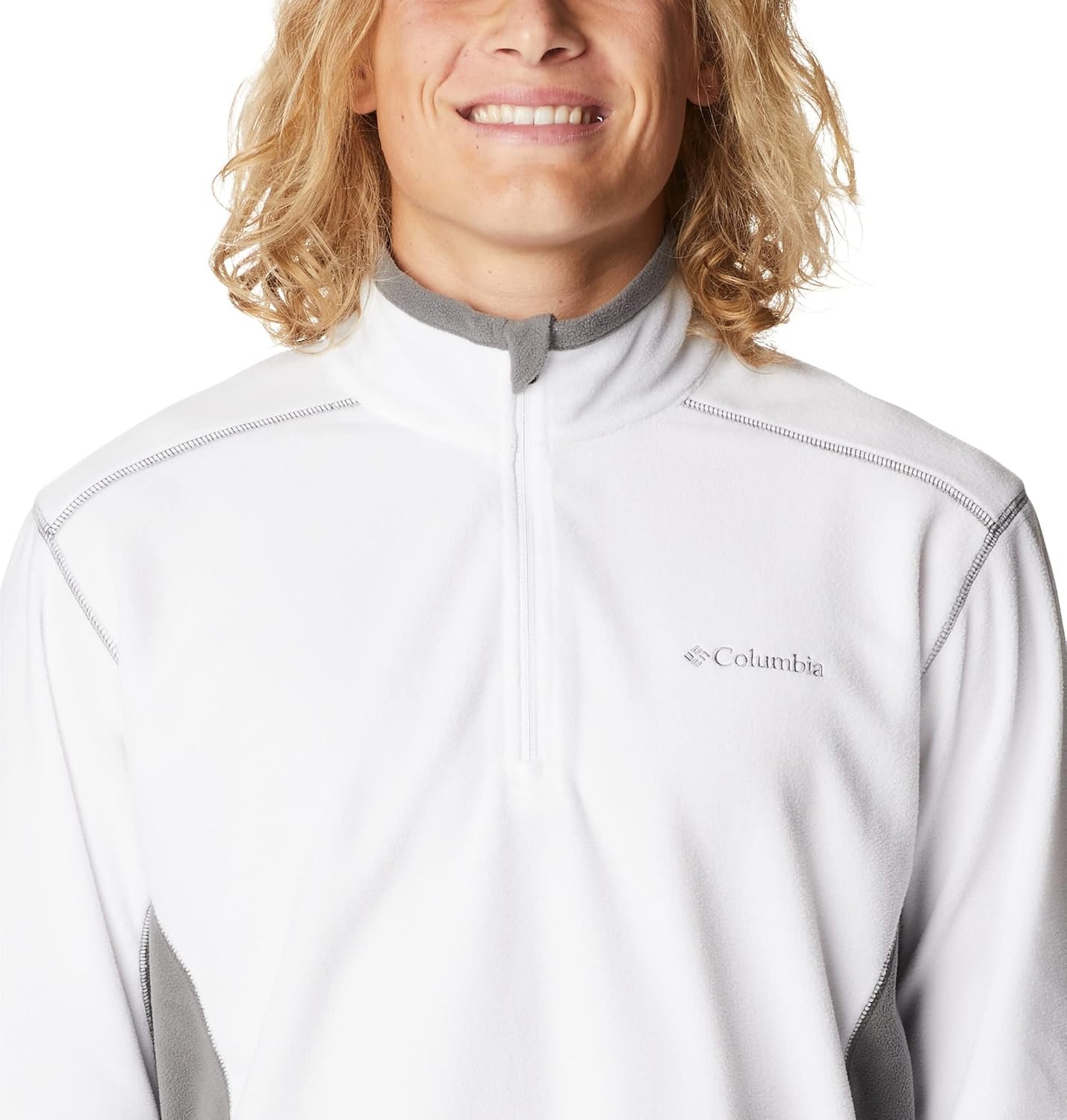 image:imageColumbia Klamath Range II Half Zip Fleece Pullover fr HerrenCity Grey