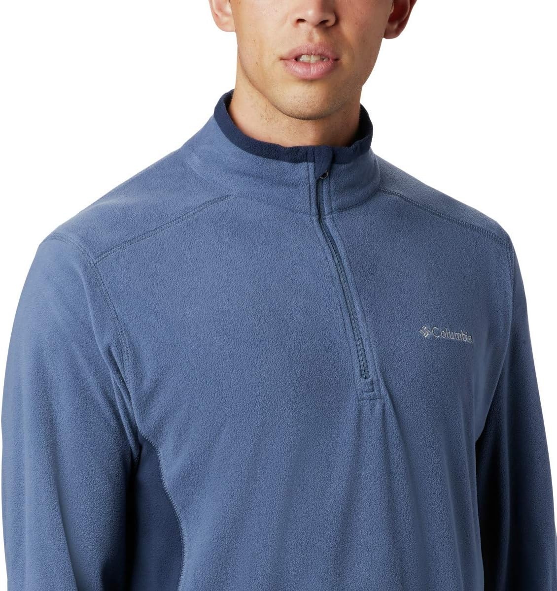 image:imageColumbia Klamath Range II Half Zip Fleece Pullover fr HerrenDark MountainCollegiate Navy