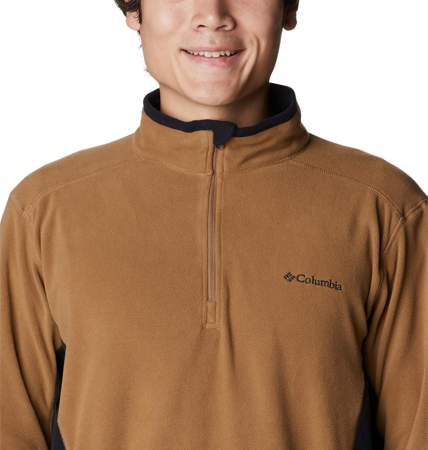 image:imageColumbia Klamath Range II Half Zip Fleece Pullover fr HerrenDeltaSchwarz