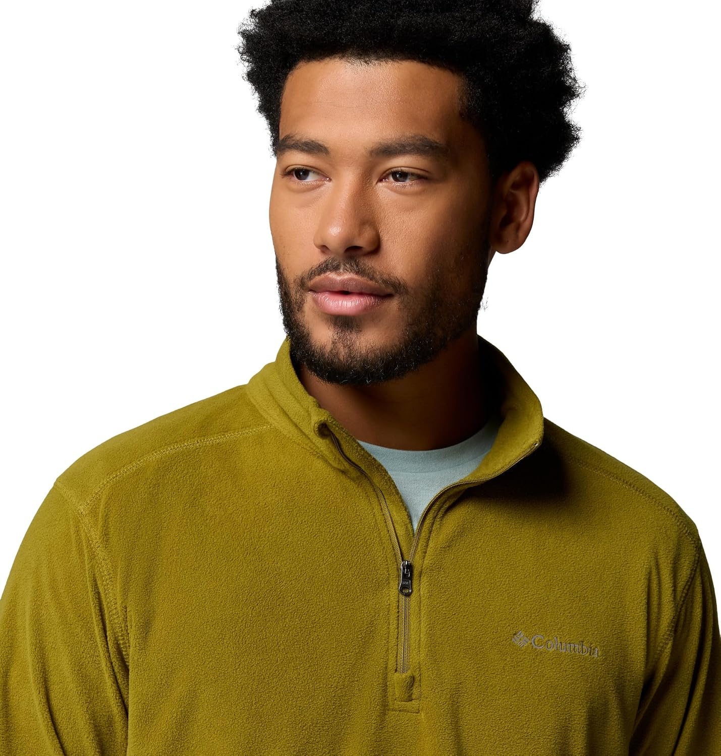 image:imageColumbia Klamath Range II Half Zip Fleece Pullover fr HerrenMossy Green
