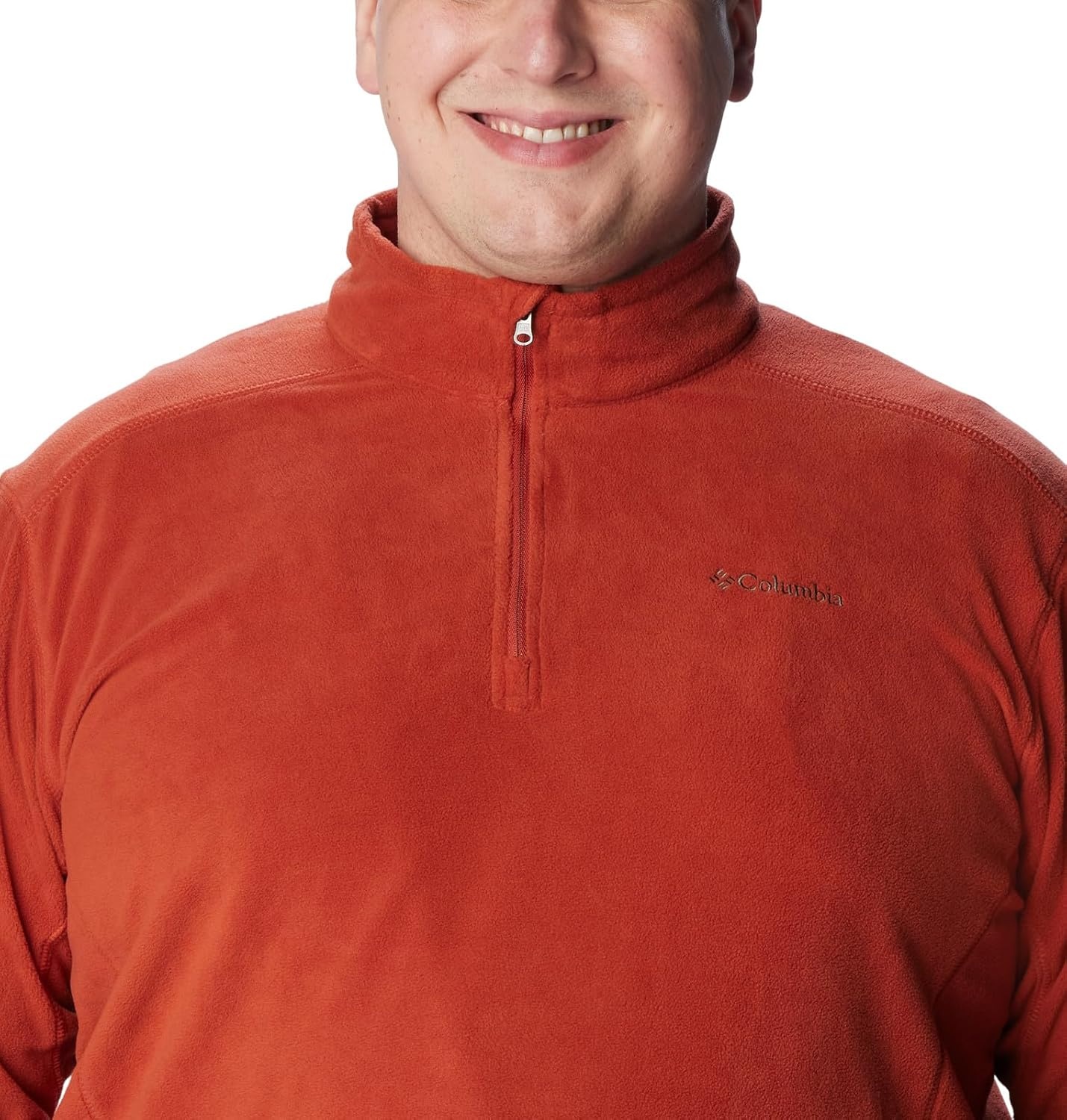 image:imageColumbia Klamath Range II Half Zip Fleece Pullover fr HerrenWarp Red
