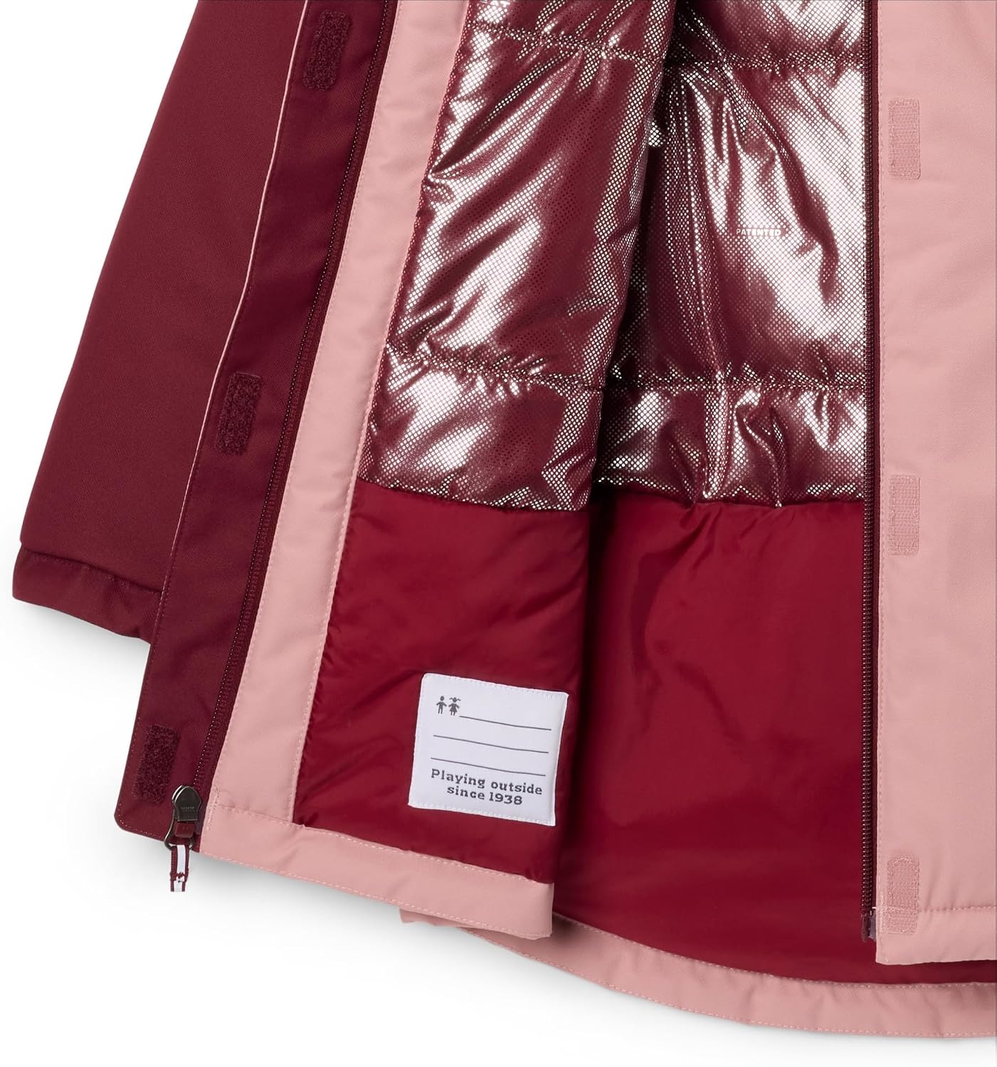 image:imageColumbia Mdchen Hikebound 2 Long Insulated Jacket Winterjacke 1er PackEraser Pink Rich Wine