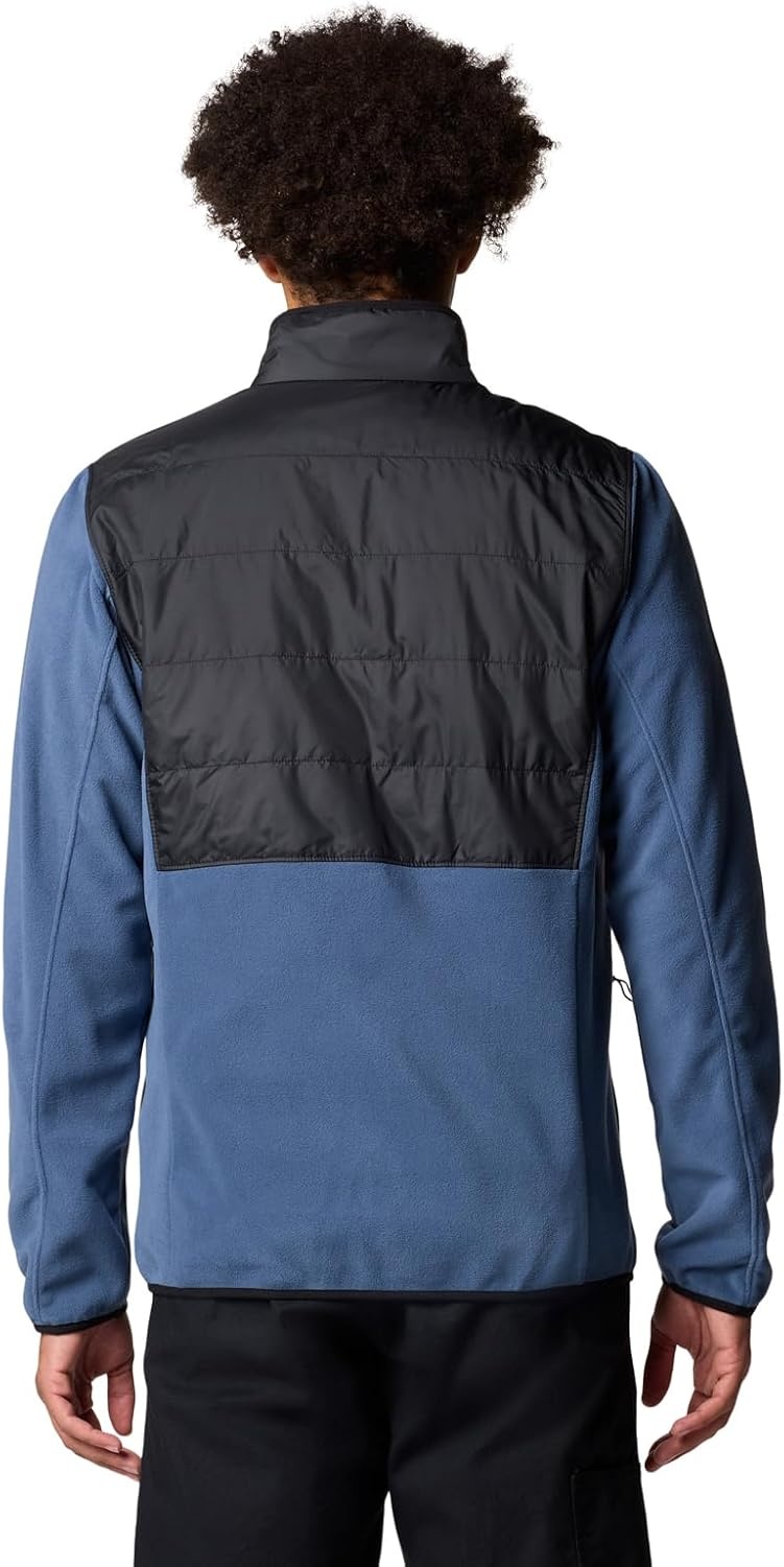 image:imageColumbia Mens Basin Butte Fleece Full Zip Full Zip Fleece Jacket Black Size LDark Mountain Black