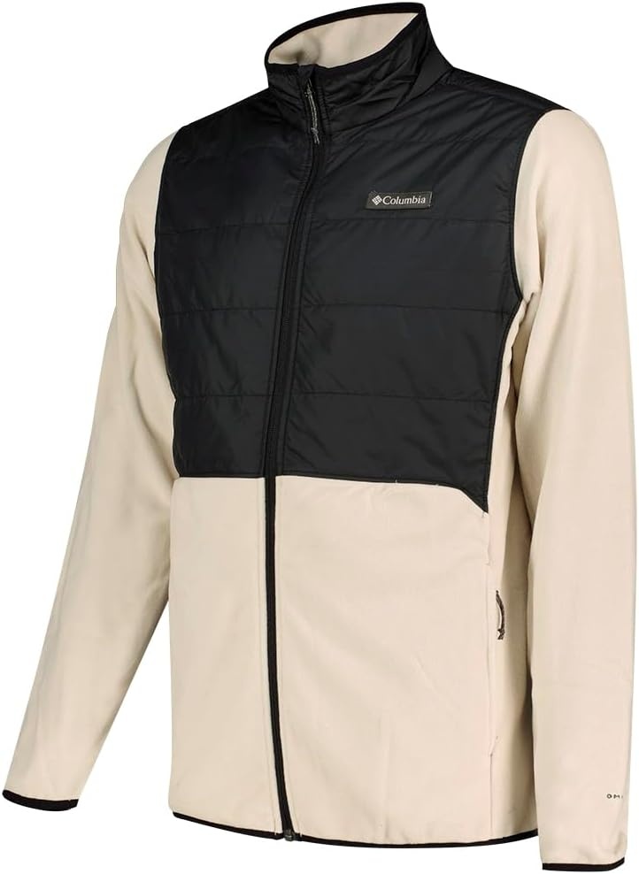image:imageColumbia Mens Basin Butte Fleece Full Zip Full Zip Fleece Jacket Black Size LDark Stone Black
