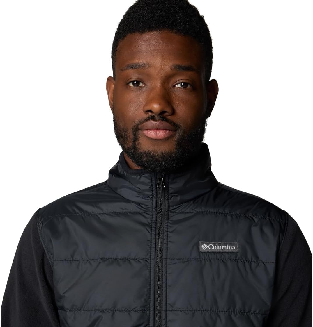 image:imageColumbia Mens Basin Butte Fleece Full Zip Full Zip Fleece Jacket Black Size LSchwarz