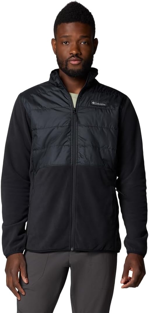 image:imageColumbia Mens Basin Butte Fleece Full Zip Full Zip Fleece Jacket Black Size LSchwarz