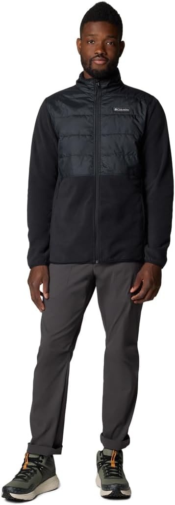 image:imageColumbia Mens Basin Butte Fleece Full Zip Full Zip Fleece Jacket Black Size LSchwarz