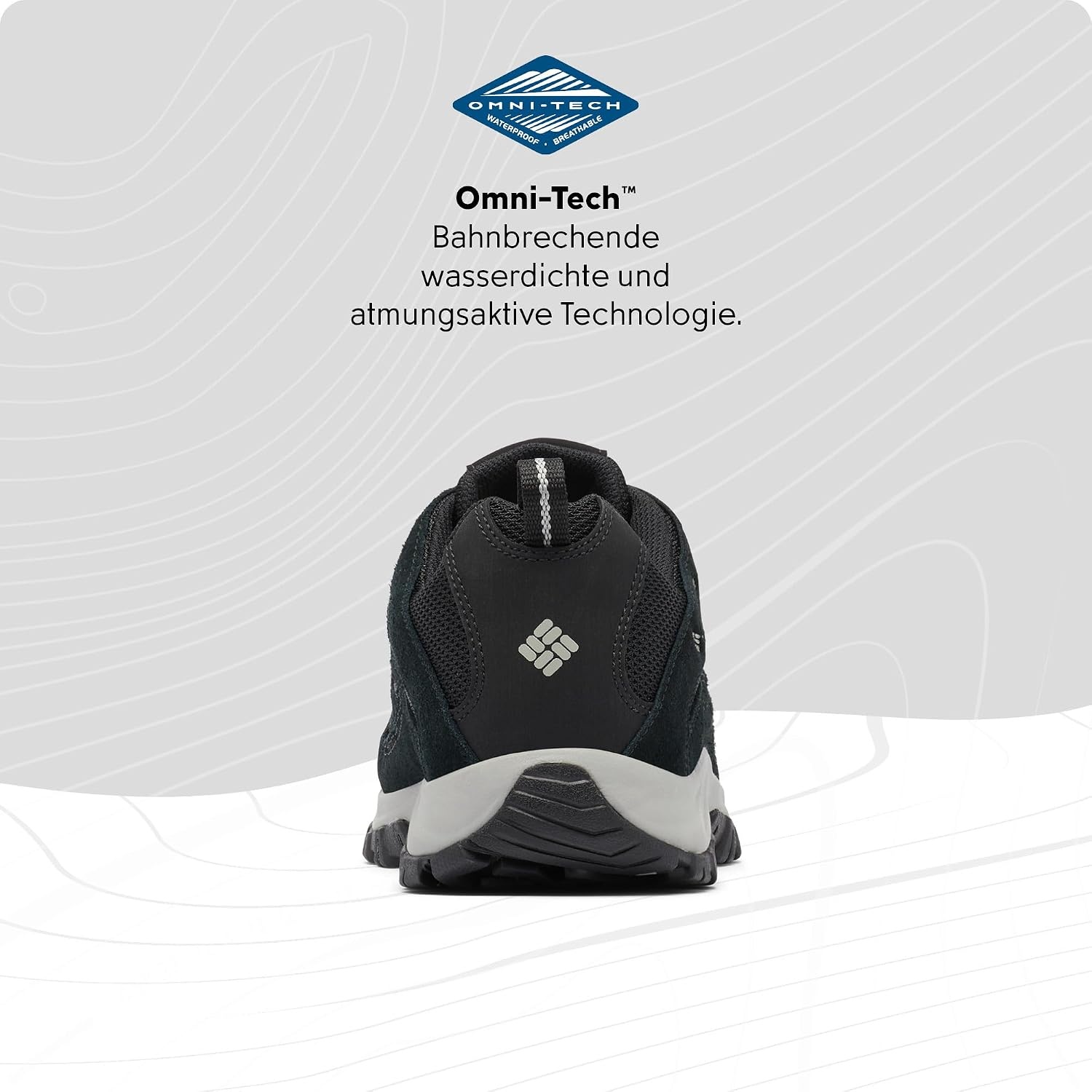 image:imageColumbia Mens Crestwood Waterproof Low Rise Trekking and Hiking ShoesBlack Columbia Grey