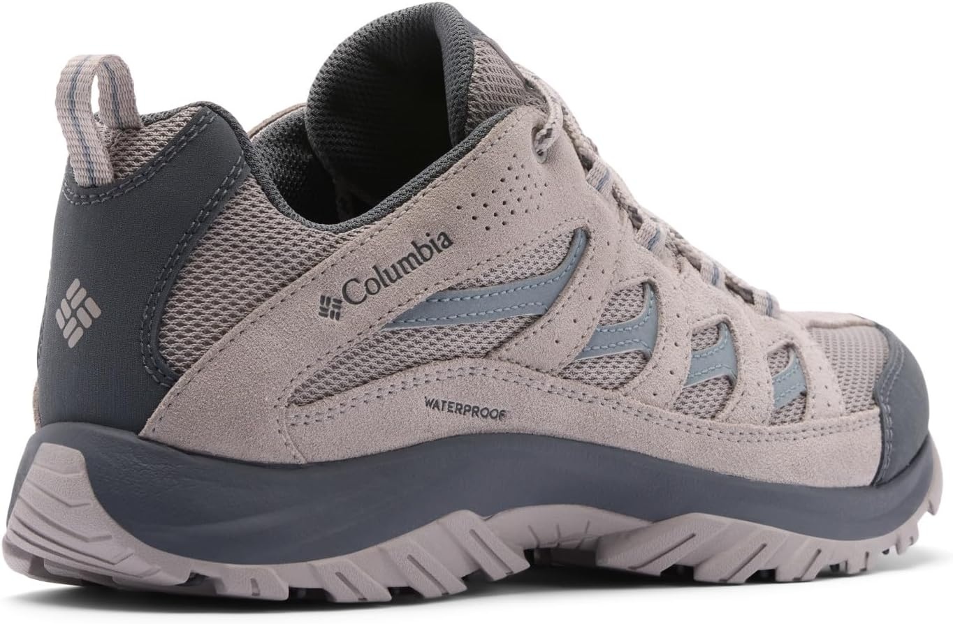 image:imageColumbia Mens Crestwood Waterproof Low Rise Trekking and Hiking ShoesDove Cinder Grey