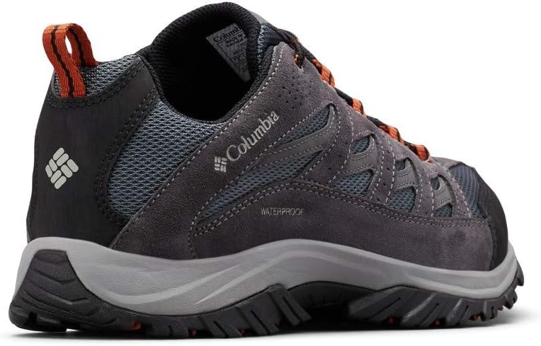 image:imageColumbia Mens Crestwood Waterproof Low Rise Trekking and Hiking ShoesGraphite Dark Adobe