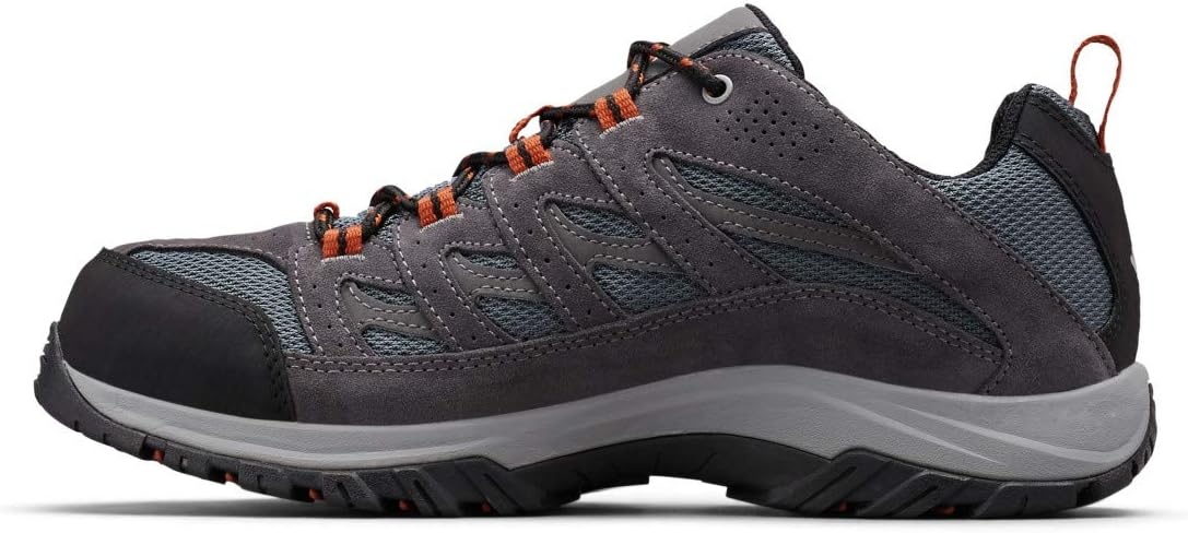 image:imageColumbia Mens Crestwood Waterproof Low Rise Trekking and Hiking ShoesGraphite Dark Adobe