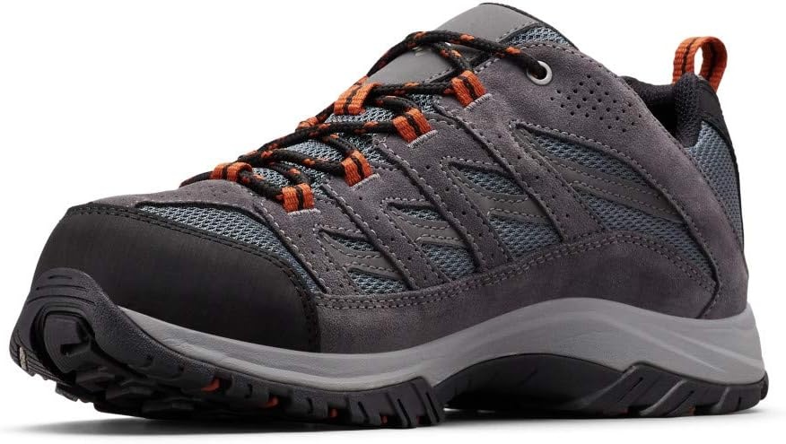 image:imageColumbia Mens Crestwood Waterproof Low Rise Trekking and Hiking ShoesGraphite Dark Adobe