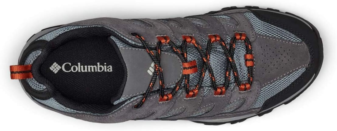 image:imageColumbia Mens Crestwood Waterproof Low Rise Trekking and Hiking ShoesGraphite Dark Adobe