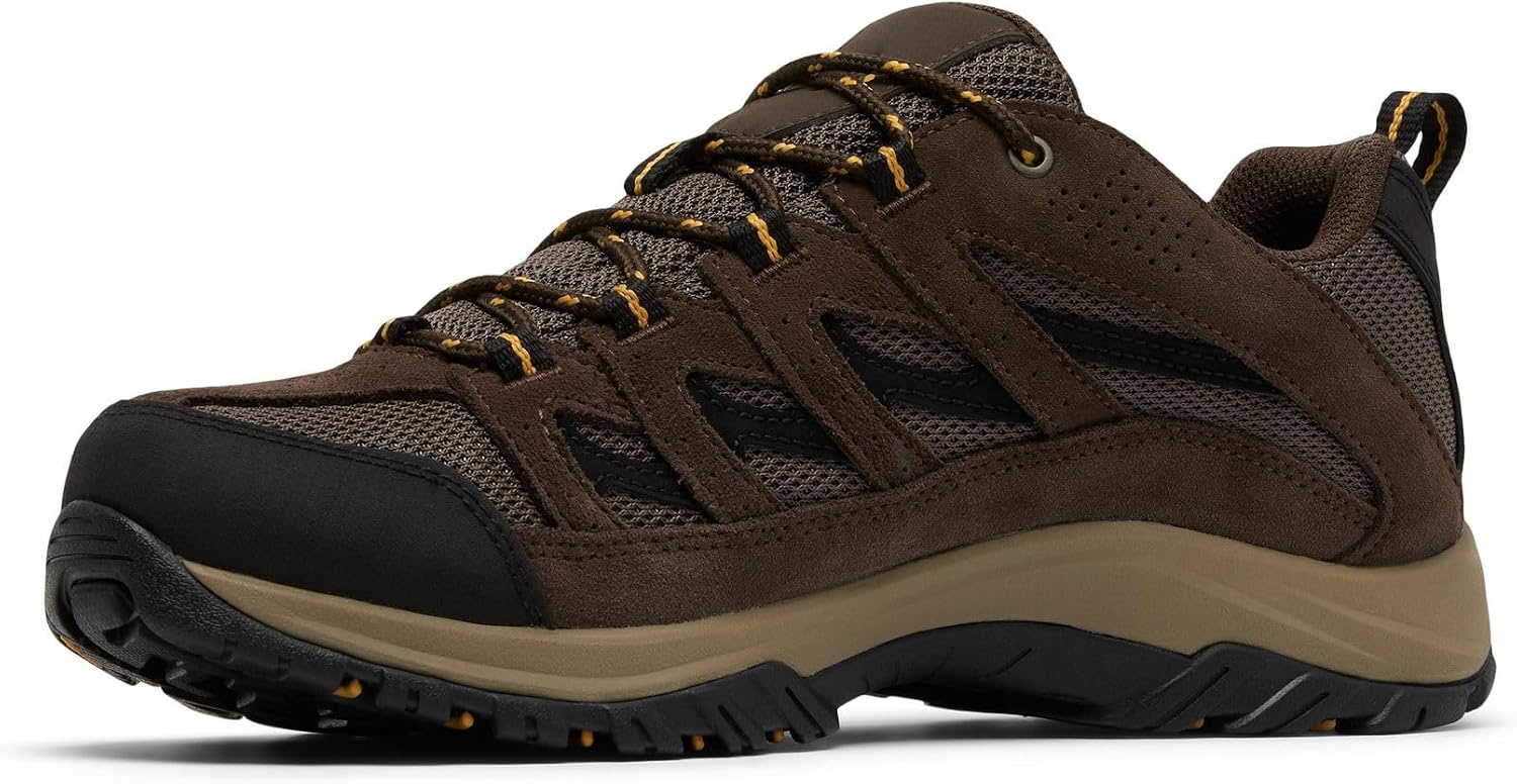 image:imageColumbia Mens Crestwood Waterproof Low Rise Trekking and Hiking ShoesMud Squash