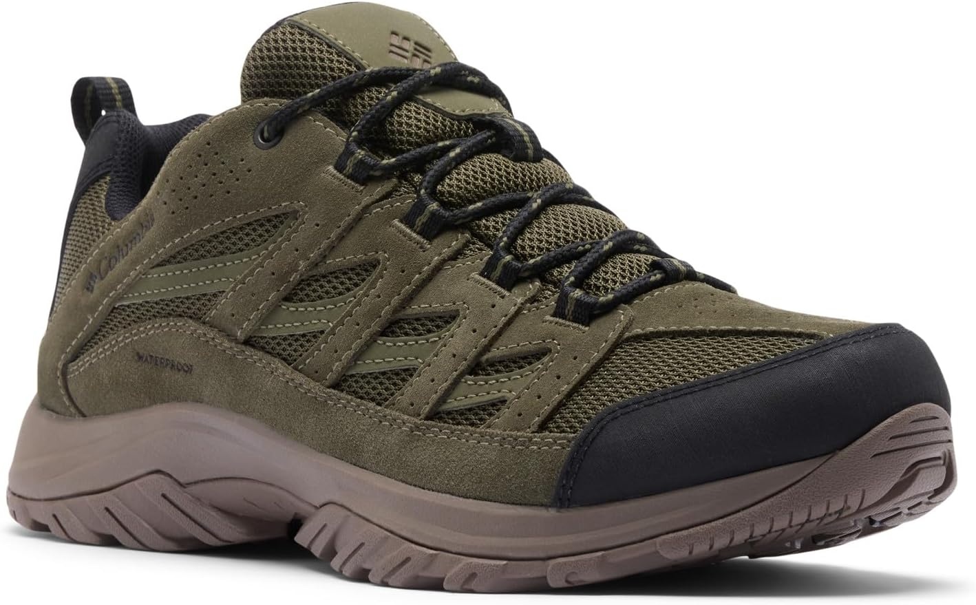 image:imageColumbia Mens Crestwood Waterproof Low Rise Trekking and Hiking ShoesNori Wet Sand