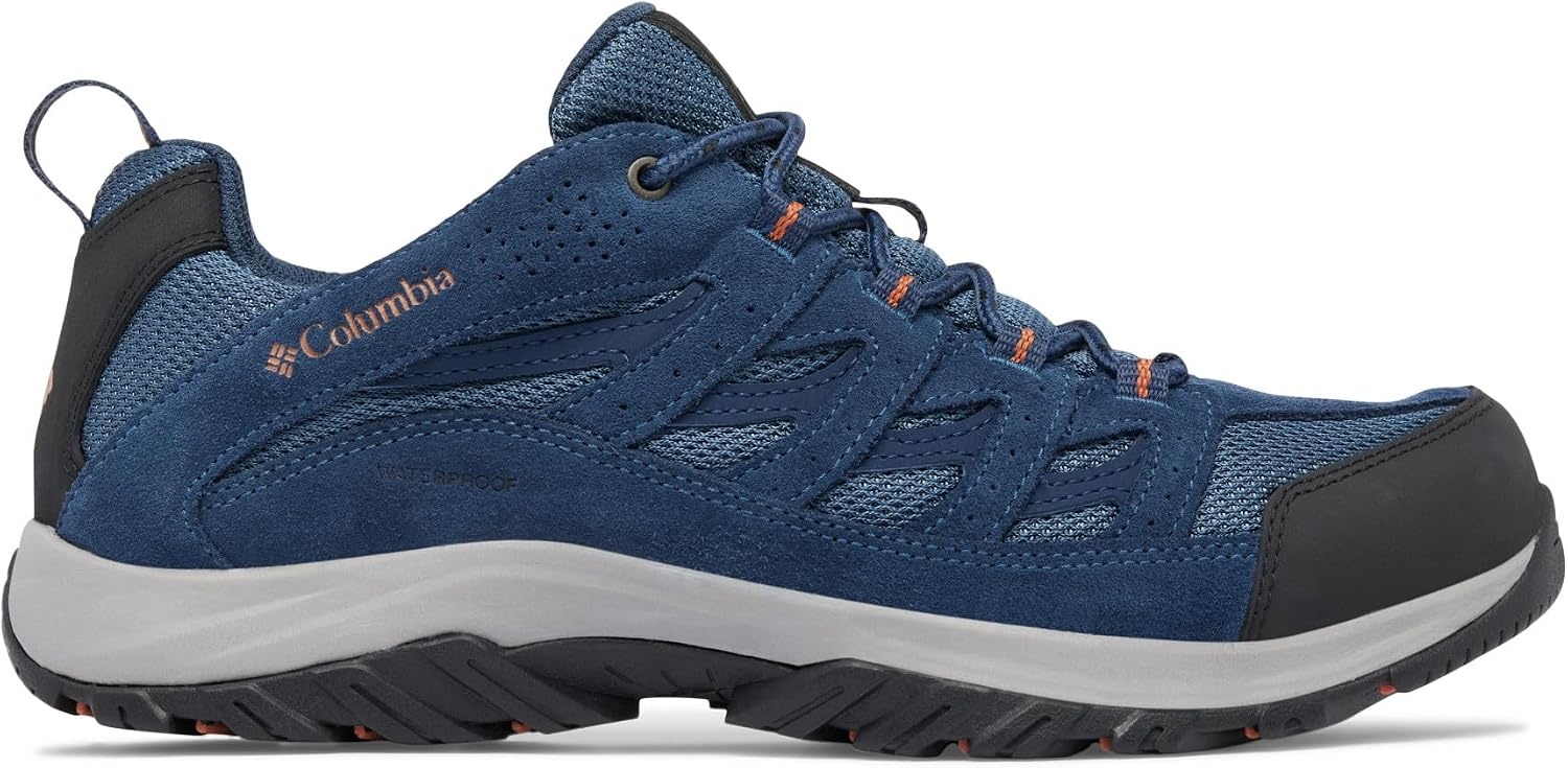 image:imageColumbia Mens Crestwood Waterproof Low Rise Trekking and Hiking ShoesZinc Owl