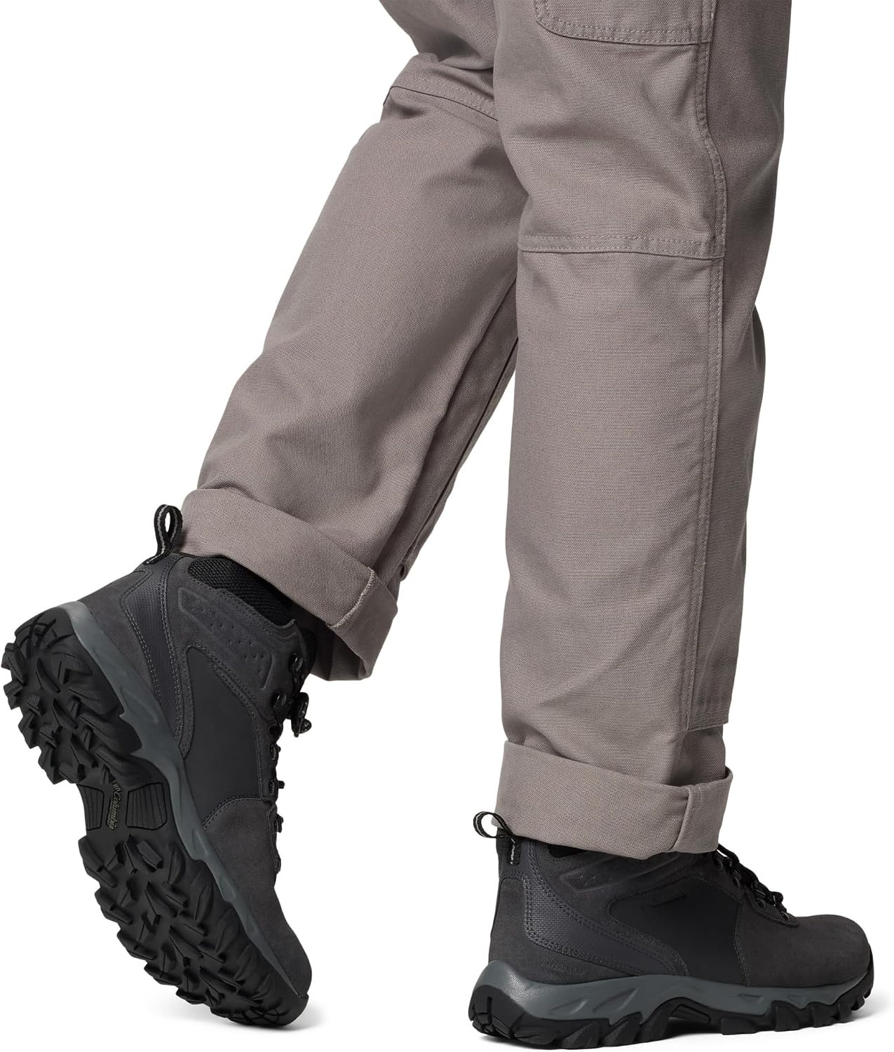 image:imageColumbia Mens Newton Ridge Plus II Suede Waterproof Hiking Boot2024 Shark Black