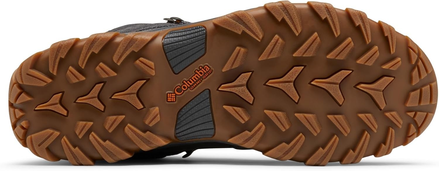 image:imageColumbia Mens Newton Ridge Plus II Suede Waterproof Hiking BootDark Grey Gold Amber
