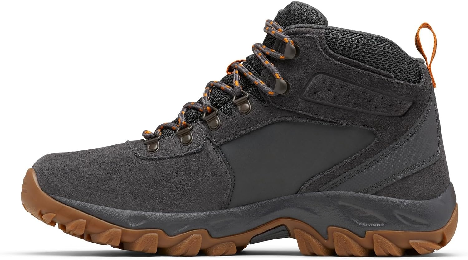 image:imageColumbia Mens Newton Ridge Plus II Suede Waterproof Hiking BootDark Grey Gold Amber