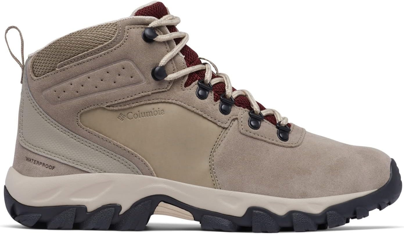 image:imageColumbia Mens Newton Ridge Plus II Suede Waterproof Hiking BootPebble Deep Rust