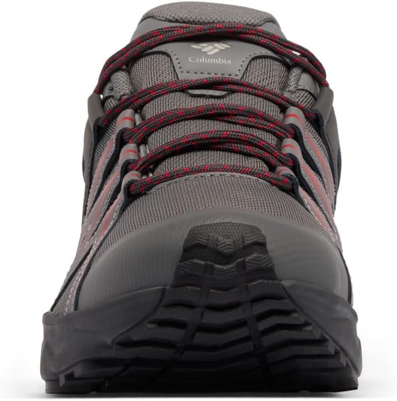 image:imageColumbia Mens Peakfreak Roam Wp Waterproof Low Rise Trekking and Hiking ShoesCity Grey Mountain Red
