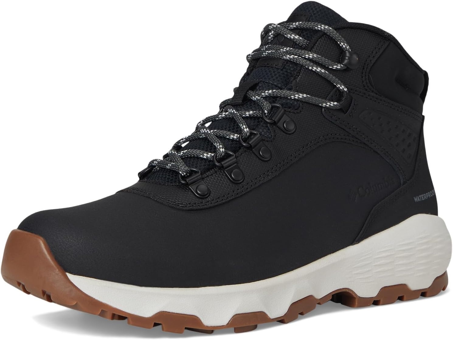 image:imageColumbia Newton Wander Leather Trekking Und Wanderstiefel fr HerrenBlack Silver Grey