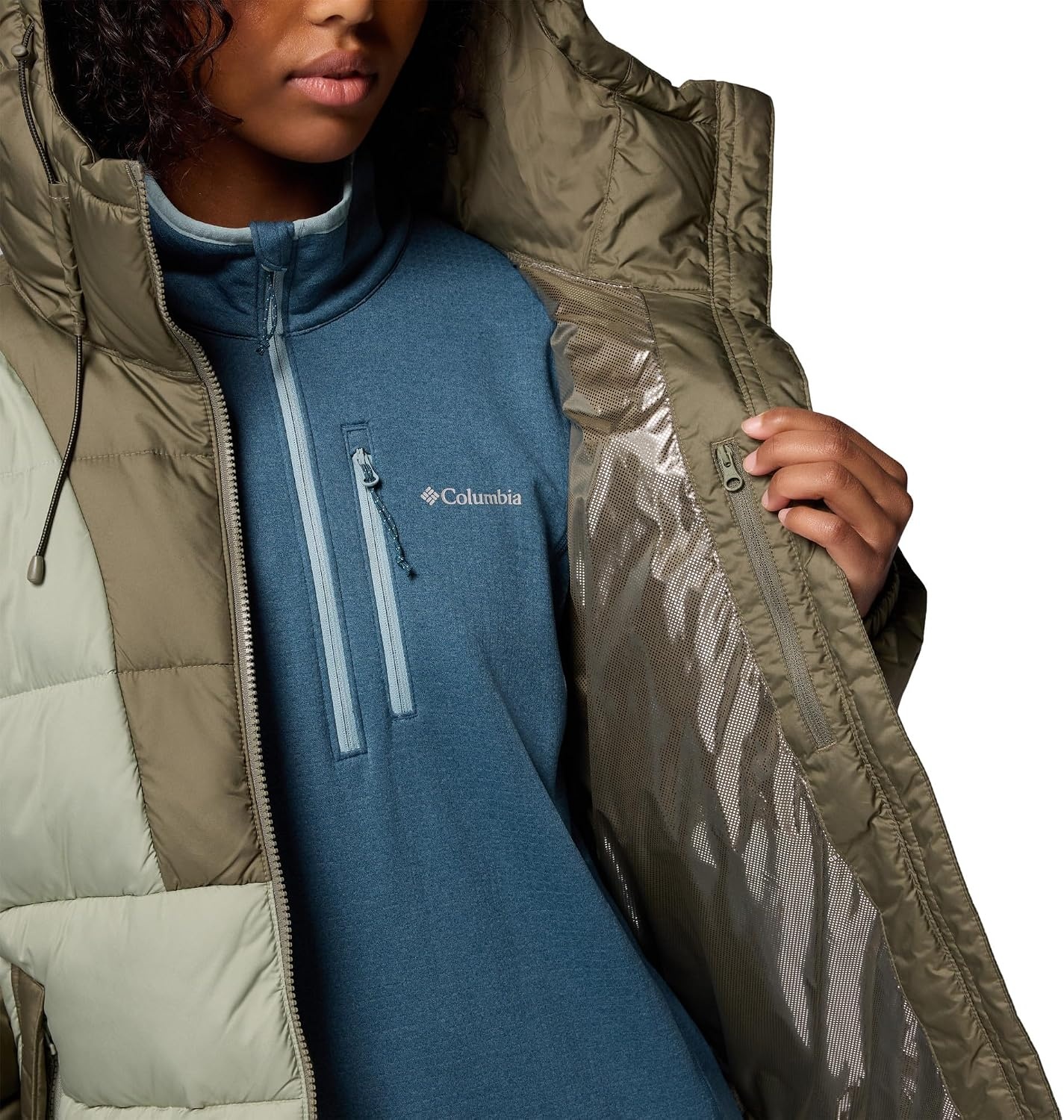 image:imageColumbia PIKE LAKE III HOODED JACKETSafari Stone Green