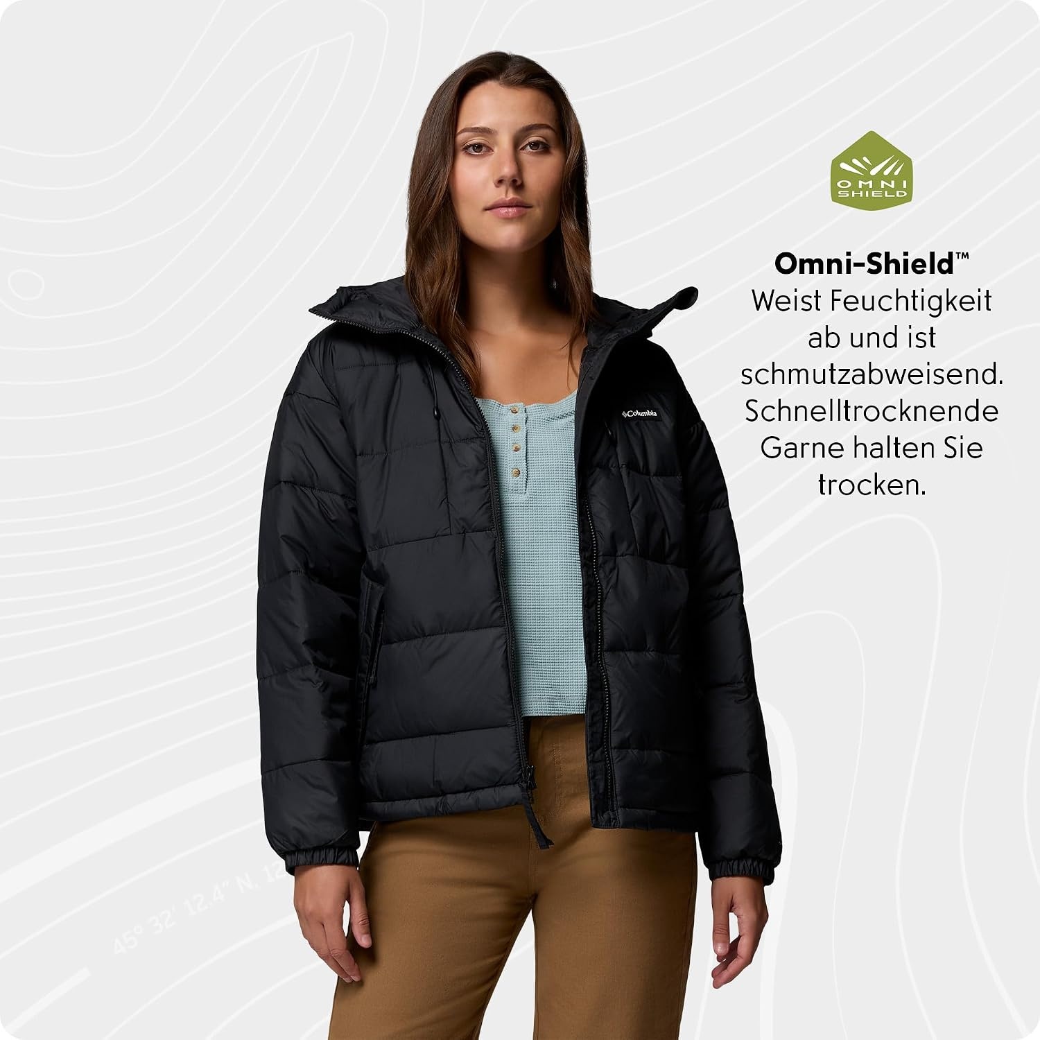 image:imageColumbia PIKE LAKE III HOODED JACKETSchwarz
