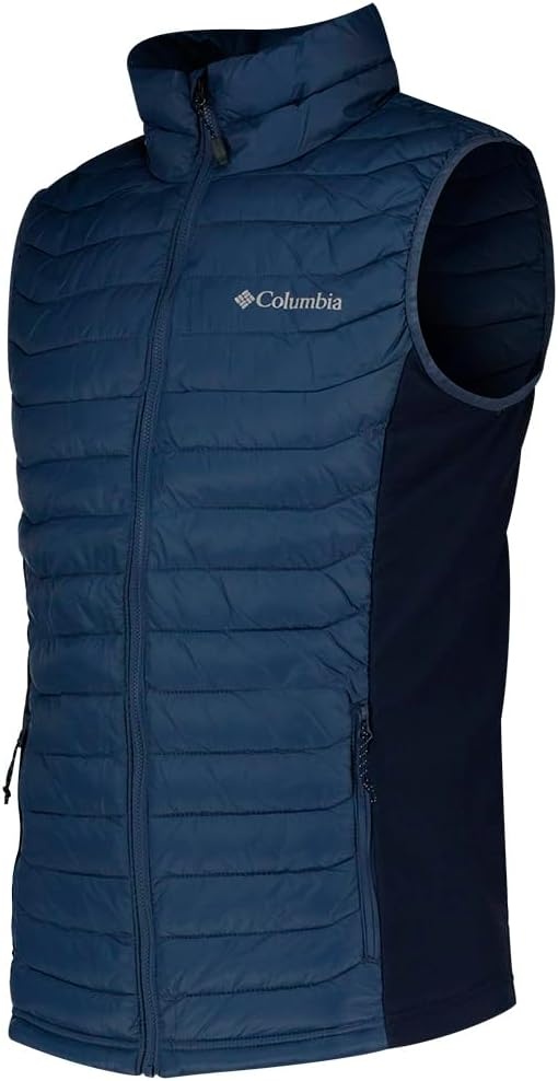 image:imageColumbia POWDER PASS HYBRID VESTDark MountainCollegiate Navy