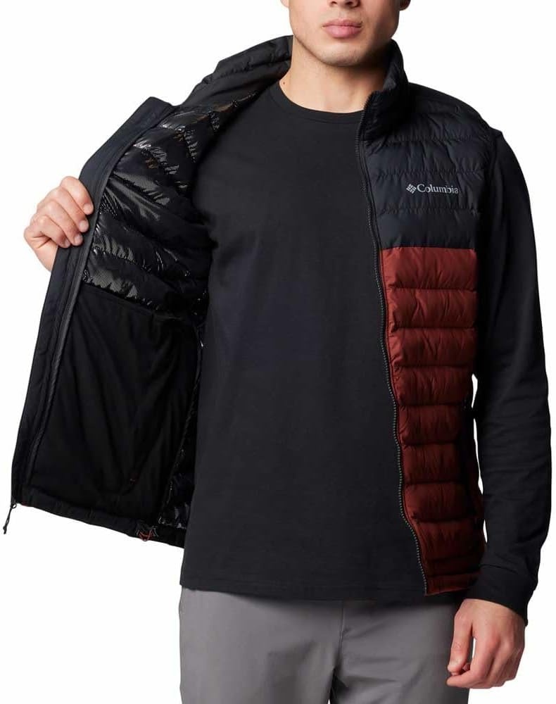 image:imageColumbia Powder Lite II Hooded Jacket Steppjacke mit Kapuze fr HerrenGewrzSchwarz