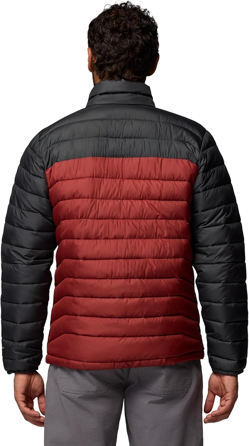 image:imageColumbia Powder Lite II Hooded Jacket Steppjacke mit Kapuze fr HerrenRed OxideShark