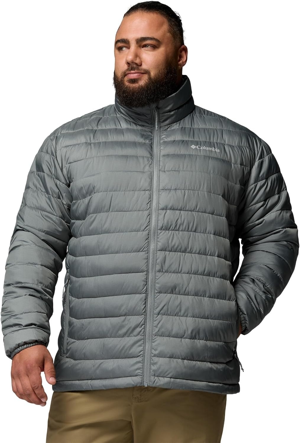 image:imageColumbia Powder Lite II Hooded Jacket Steppjacke mit Kapuze fr HerrenSedona Sage Ripstop