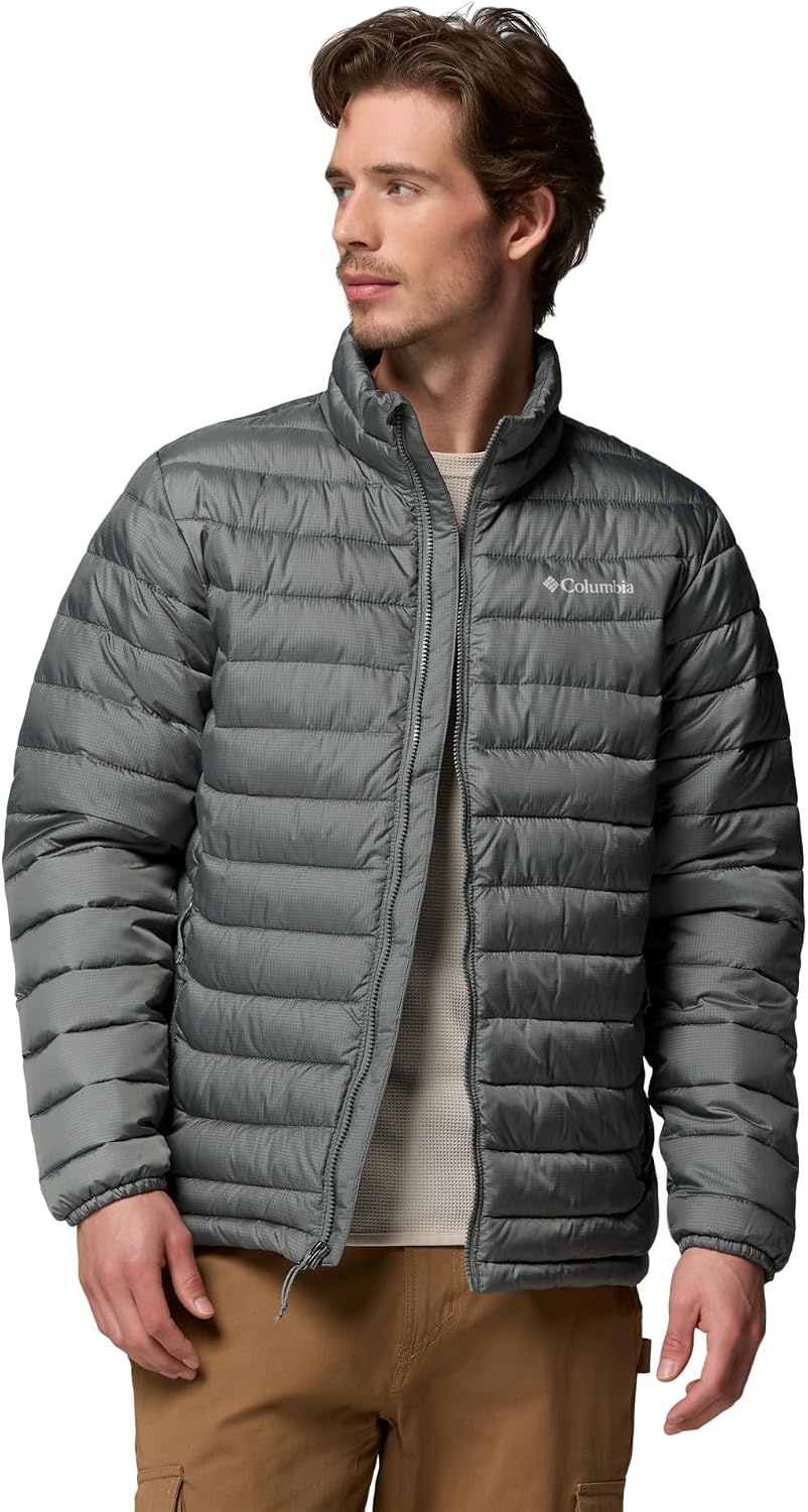 image:imageColumbia Powder Lite II Hooded Jacket Steppjacke mit Kapuze fr HerrenSedona Sage Ripstop
