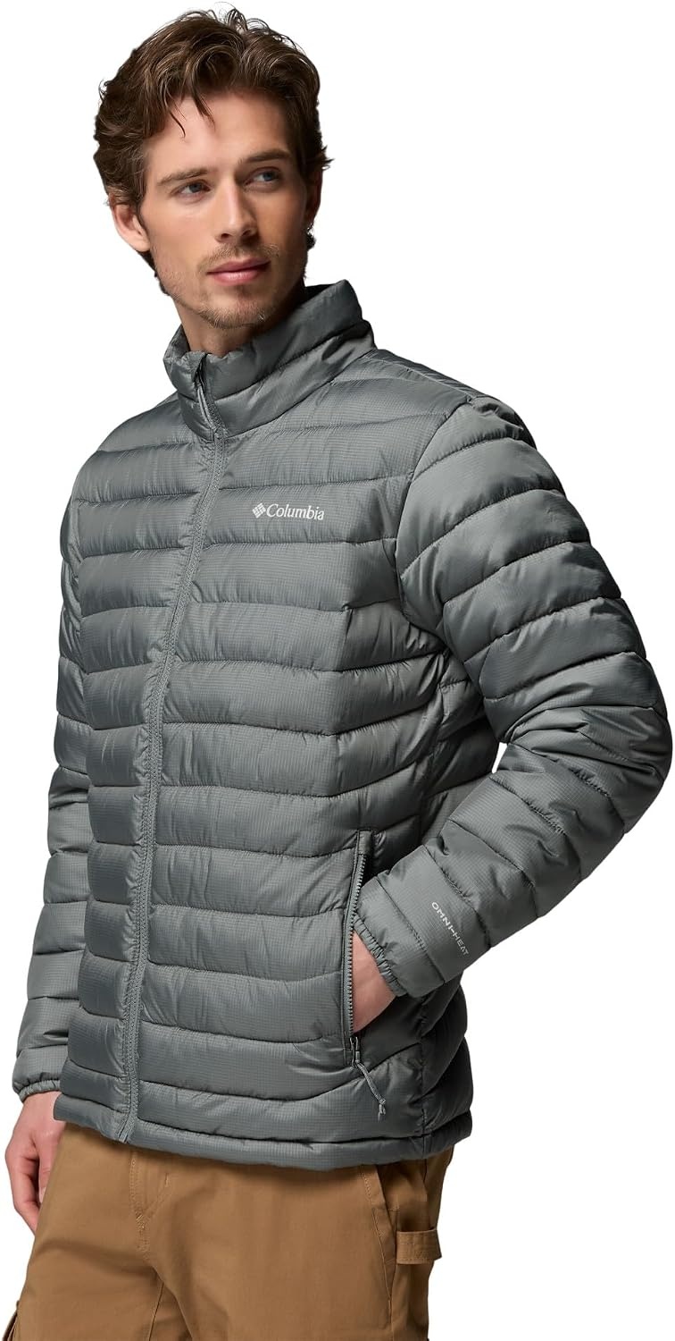 image:imageColumbia Powder Lite II Hooded Jacket Steppjacke mit Kapuze fr HerrenSedona Sage Ripstop